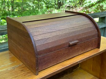 A Teak Bread Box