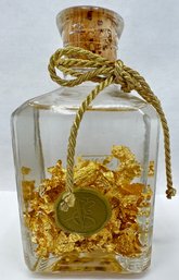 Victorian Vogue Pure Gold Leafing Bath Oil In Glass Bottle