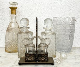 Vintage Cut Glass And Crystal