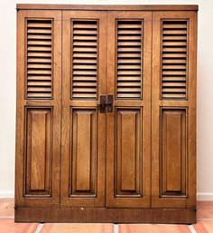 A Vintage Mid Century Modern Mahogany Cocktail Cabinet
