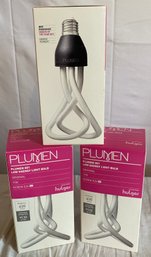 Three Plumen Design Bulbs