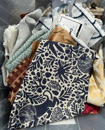 A Bin Of Designer Fabric Remnants