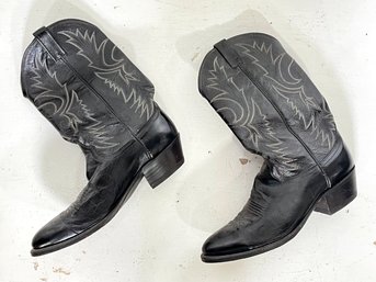 A Pair Of Men's Western Boots