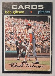 1971 Topps Bob Gibson #450 Semi-High Number