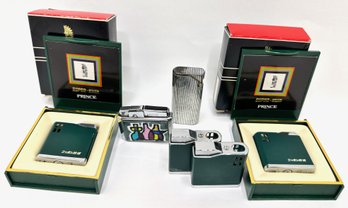 6 Vintage Prince Lighters, New In Box & Vintage