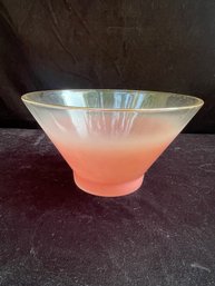 Vintage Mid Century Pink Blendo Serving Bowl