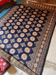 Hand Knotted Navy Carpet