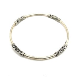 Beautiful Sterling Silver Southwestern Bangle Bracelet