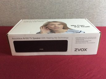 Accuvoice AV100 TV Speaker With Hearing Aid Technology