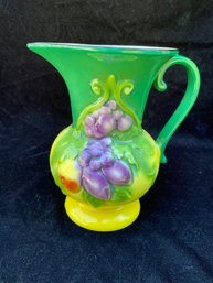 Vintage Ditmar Handpainted Czechoslovakia Pitcher