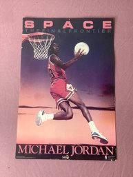 SPACE THE FINAL FRONTIER MICHAEL JORDAN POSTER