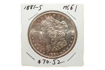 1881-S Morgan Silver Dollar