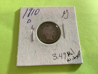1910 D Coin 69