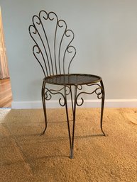 Vintage Hollywood Regency Vanity Chair