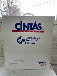 Cintas Industrial Metal First Aid Cabinet.