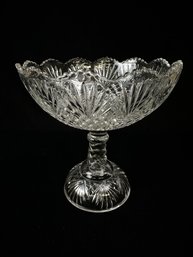 Glass Pedestal Bowl