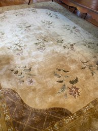 A Jessica McClintock Home Wool Floral Rug 168' X 122'