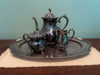 Silver (plated) Tea Set