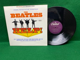 Beatles. HELP! On 1965 Capitol Records.