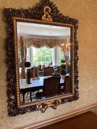 An Ornate Gold Gilt Beveled Mirror By La Barge
