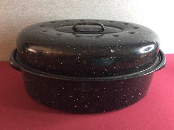 Speckled Enameled Roasting Pan