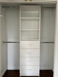 A Custom Built In Closet Storage System - Room 2C