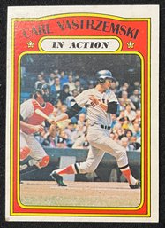 1972 Topps Carl Yastrzemski In Action #38