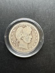 1915-D Silver Barber Quarter