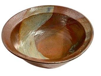 13 Inch Studio Pottery Bowl - Unmarked