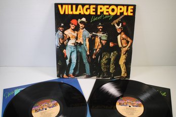 Village People Live And Sleazy Double Album On Casablanca Records With Gatefold Cover