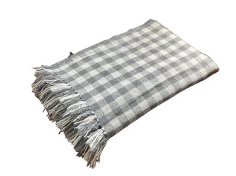 Malo Italian Cashmere Throw With Fringe, Super Soft!