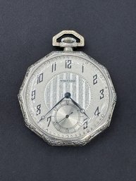 Waltham Open Faced Pocket Watch - Grade: No. 220