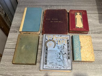 Lot Of 6 Antique Books