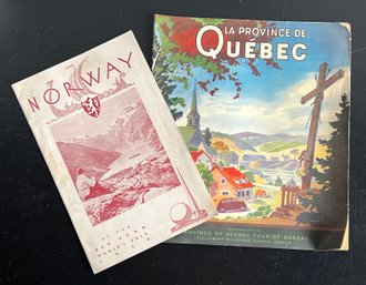 1939 NY Worlds Fair Ephemera From Quebec And Norway