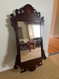 Chippendale Style Mahogany Wall Mirror