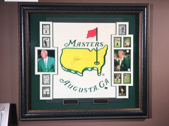 Paid $2,850 Huge Jack Nicklaus & Arnold Palmer Autographs - MASTERS AUGUSTA With COA - Millionaires Gallery