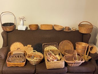 Large Grouping Of Baskets