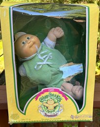 1985  Xavier Roberts Cabbage Patch Doll Preemie W/Box No Papers Doll Has Been Removed From Box  (Green)