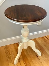 Side Table With Distressed Finish