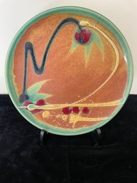 Hand Painted Pottery Plate