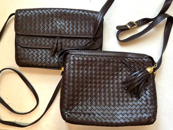 Italian Woven Leather Purses - La Selleria