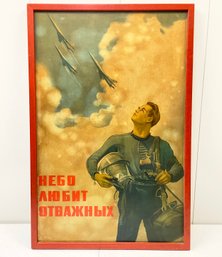 A Vintage Russian Propaganda Poster