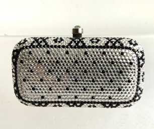 Sparkling Crystal Clutch And Crossbody Small Purse