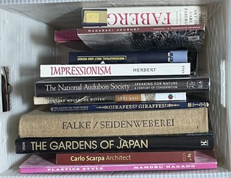 BOX OF ART BOOKS