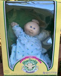 1985  Xavier Roberts Cabbage Patch Doll Preemie With Box No  Papers Doll Has Been Removed From Box (White)