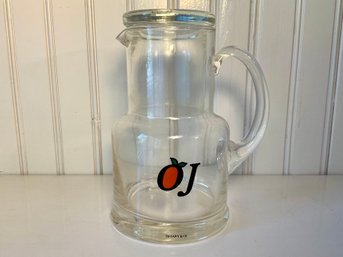 Tiffany & Co. OJ Pitcher And Glass