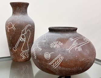 Vintage 'Arizona Digs' Petroglyph Pottery