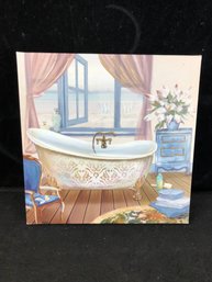 Clawfoot Bathtub Canvas Art