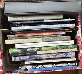 BOX OF ART BOOKS