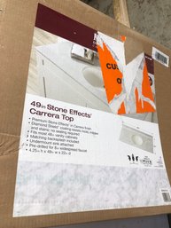 49' Stone Effects Carrera Bathroom Vanity Top